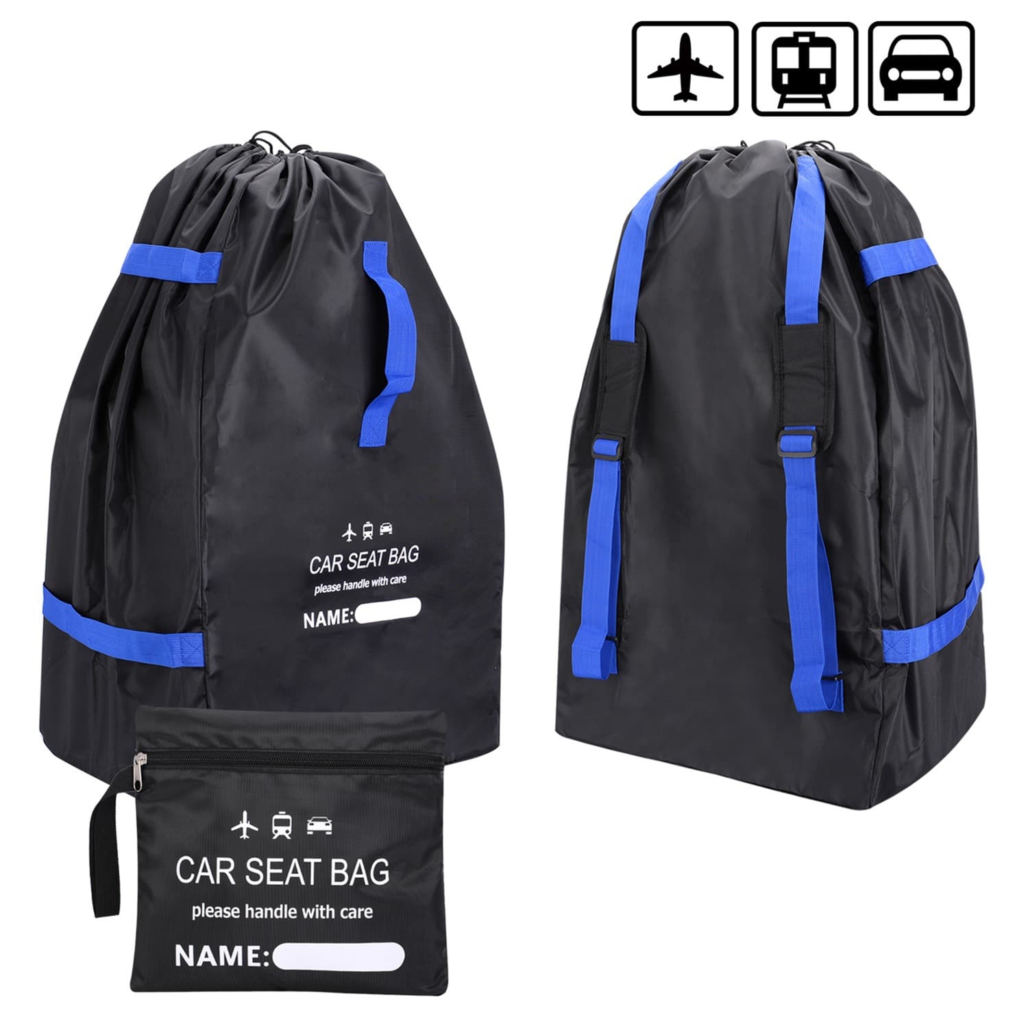 Amazon Car Child Safety Seat Travel Bag Baby Stroller Wheelchair Storage Bag Spot Cross-Border Hot Selling