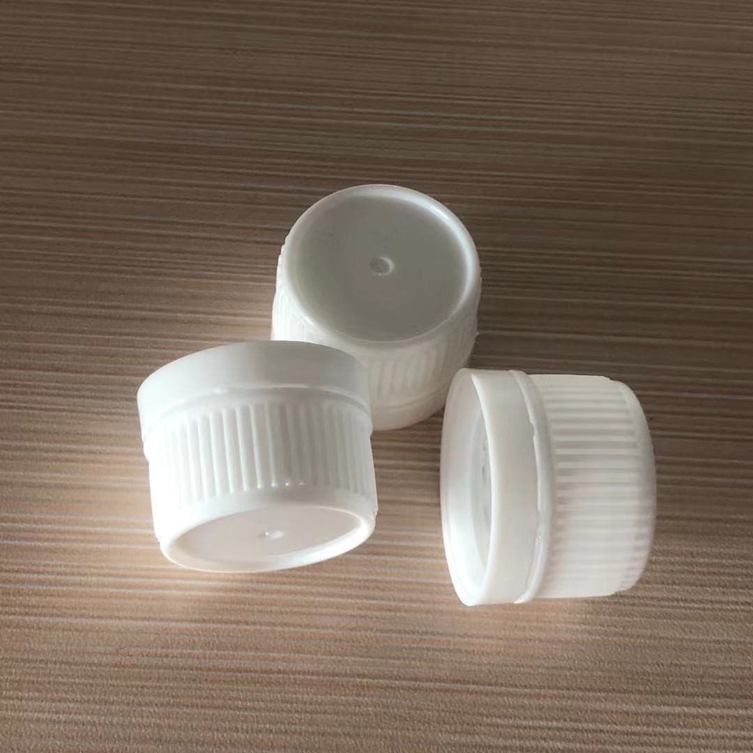 New product 24 teeth 24 mouth anti-theft plastic cap gasket glass bottle cap sealed plastic cap white plastic bottle cap