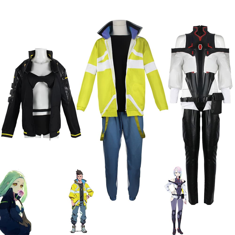 Cyberpunk Edgerunners Rebecca Cosplay Suit David Lucy 2077 Costume Cosplay