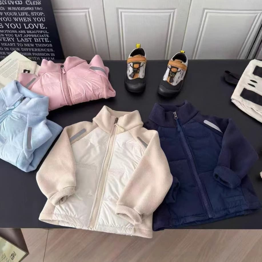 Physical Quality Children's Cotton Coat Unisex Schoolwear Inner Layer New Warm Lightweight Casual Top