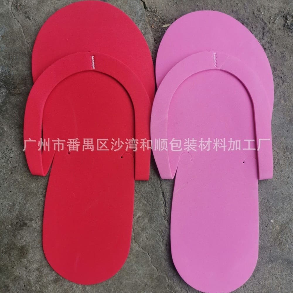 EVA Beauty Manicure Pedicure Disposable Slippers Sewn Toe Separator Replacement Travel Slippers Non-Slip