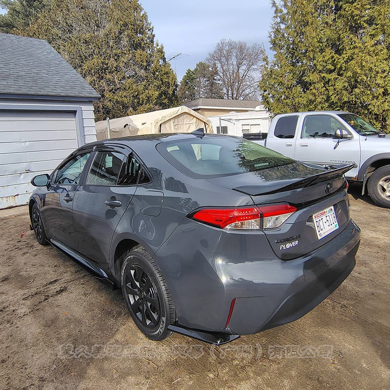 Fits 2019-2025 Toyota Corolla Rear Spoiler New Corolla R-Style Modified Spoiler No-Drilling Paint Finish