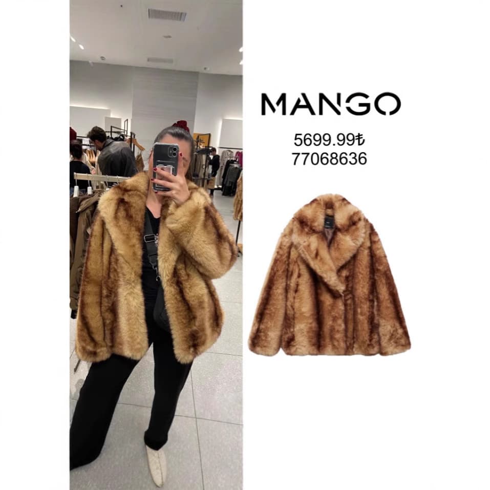 European and American autumn and winter new fur coats short women's tops warm plus size women's clothing