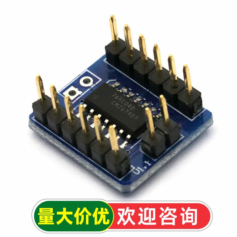 Level Shifter Module Inverter 74HC04 Module 6-Bit Inverter Conversion Module