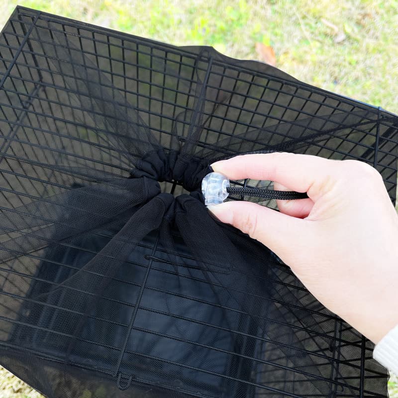Bird Cage Mesh Cover with Drawstring, Amazon Exclusive Splash Guard Dust Cover, Factory Wholesale Anti-Fly Hair Bird Cage Cover