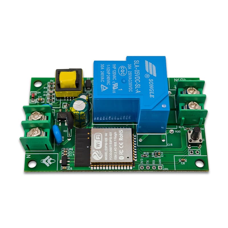 ESP32 Single-Channel AC220V Powered 30A WiFi Bluetooth Relay Module Development Board