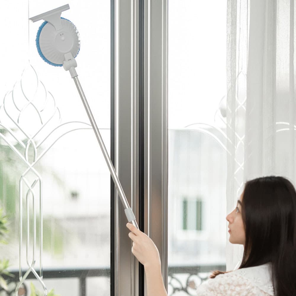 Cross-Border Window Cleaning Machine Electric Household Glass Cleaning Ceiling Window Tool Electric Mop Factory Direct Sale