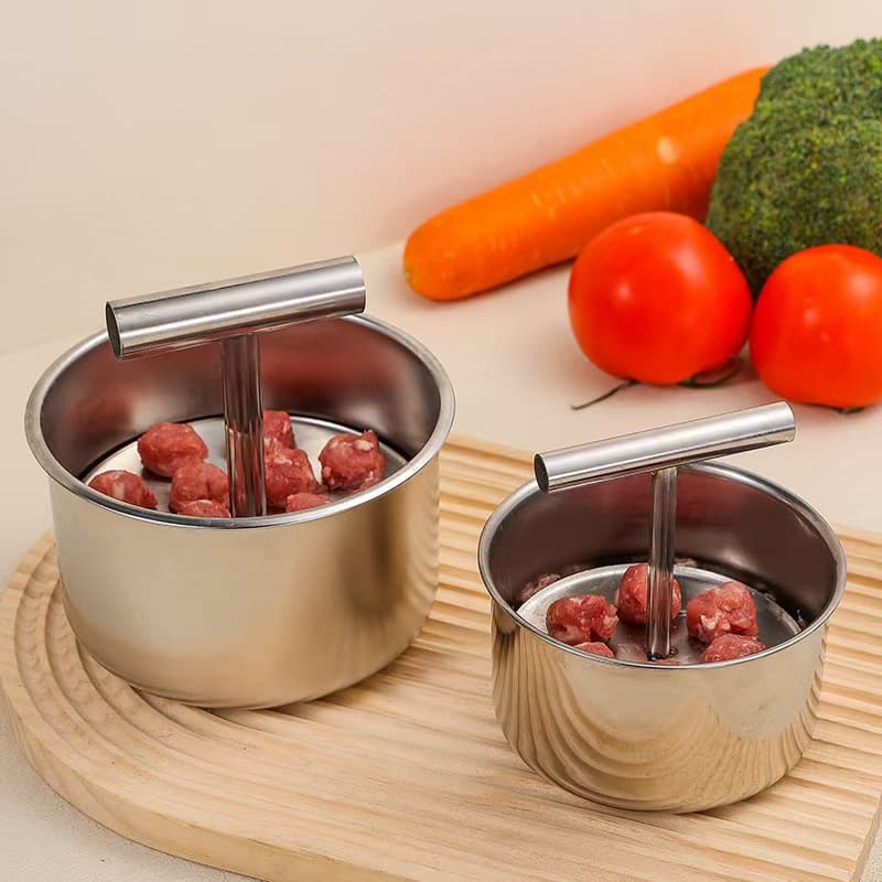 Household Stainless Steel Meatball Maker Kitchen Mold Daily Meatball Fish Ball Commercial Production Tool