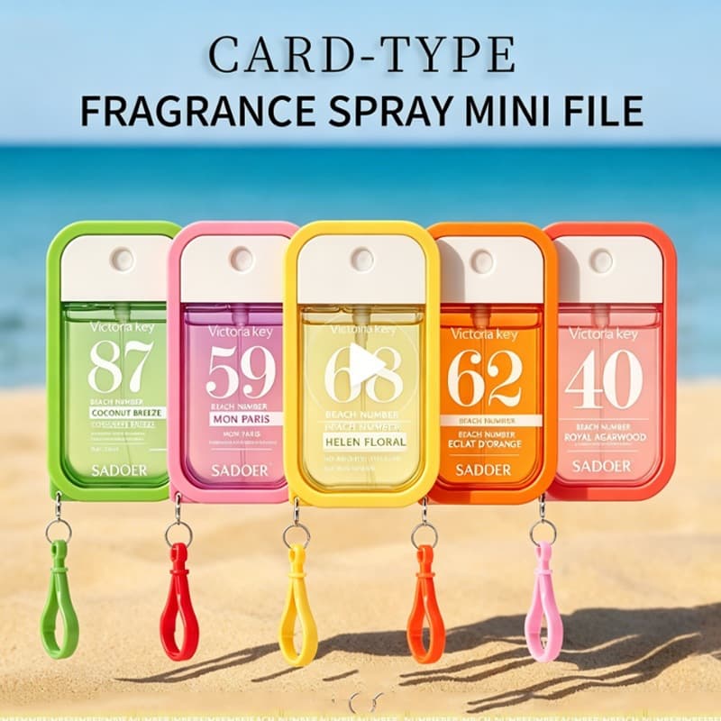 SADOER Alcohol-Free Digital Perfume Spray for Women, Long-Lasting Fragrance, Portable Date Perfume, Export Cross-Border