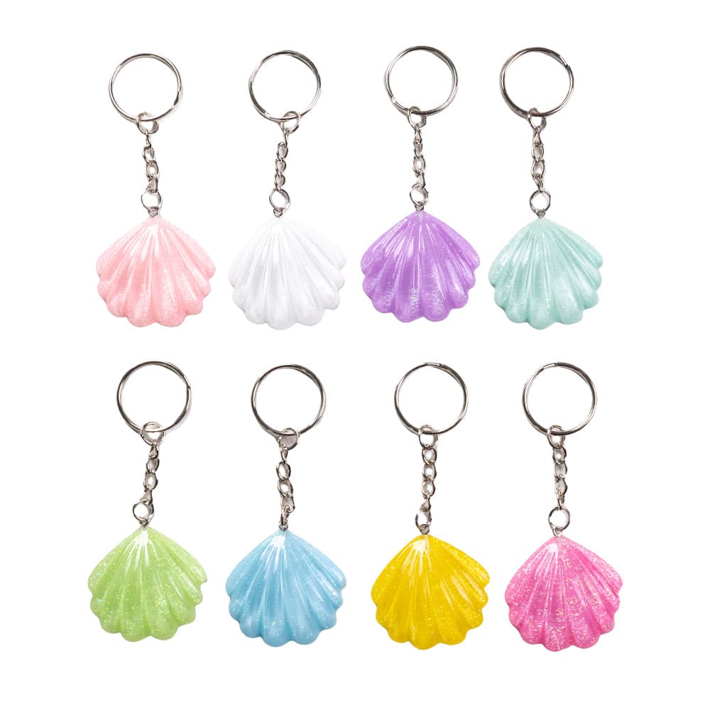 Summer Accessories Ocean Style Shell Keychain Cross-Border Hot Selling Set Wholesale Stock Aquarium Souvenir Wholesale