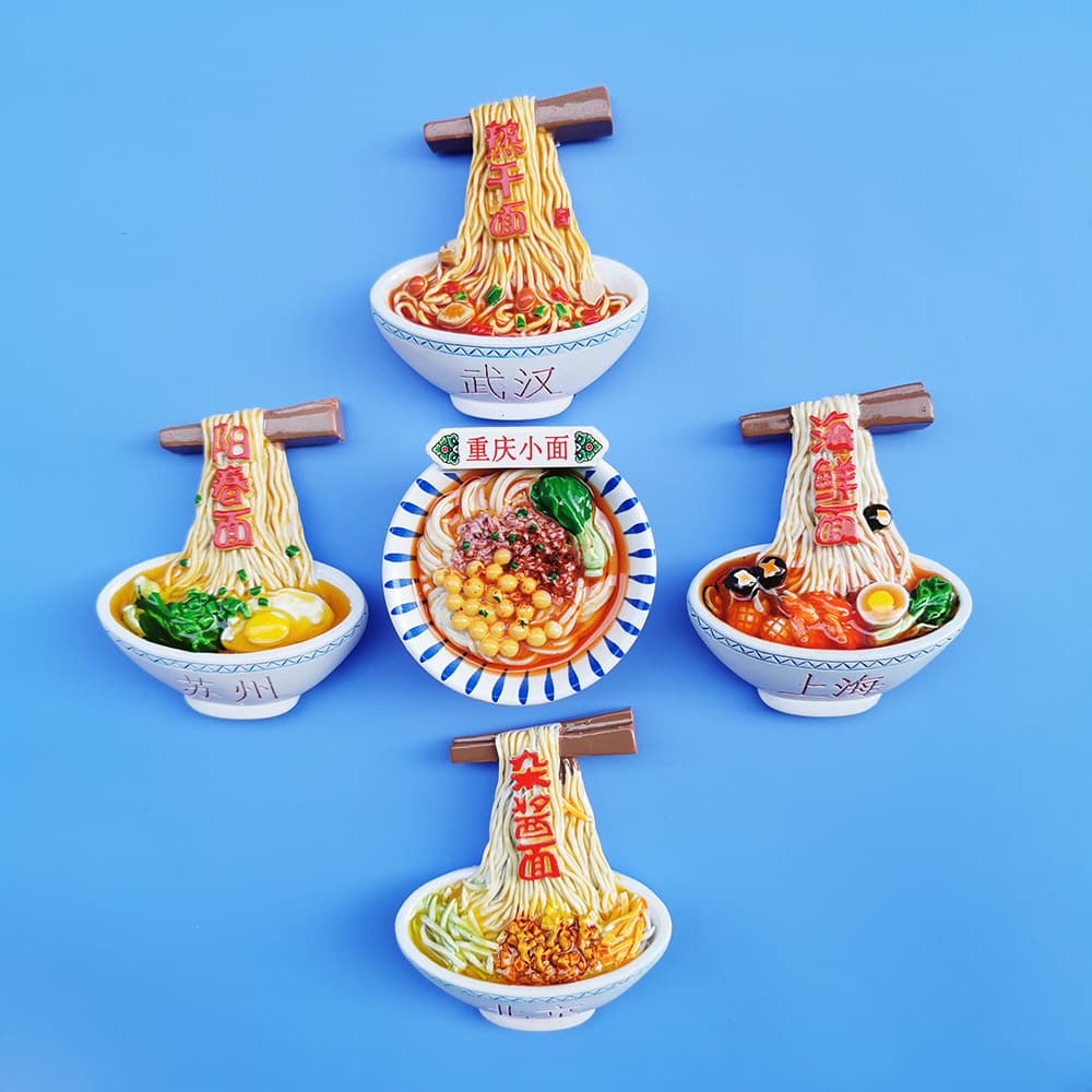 New Premium Fake Food Play Food Trendy Creative DIY 3D Resin Fridge Magnet