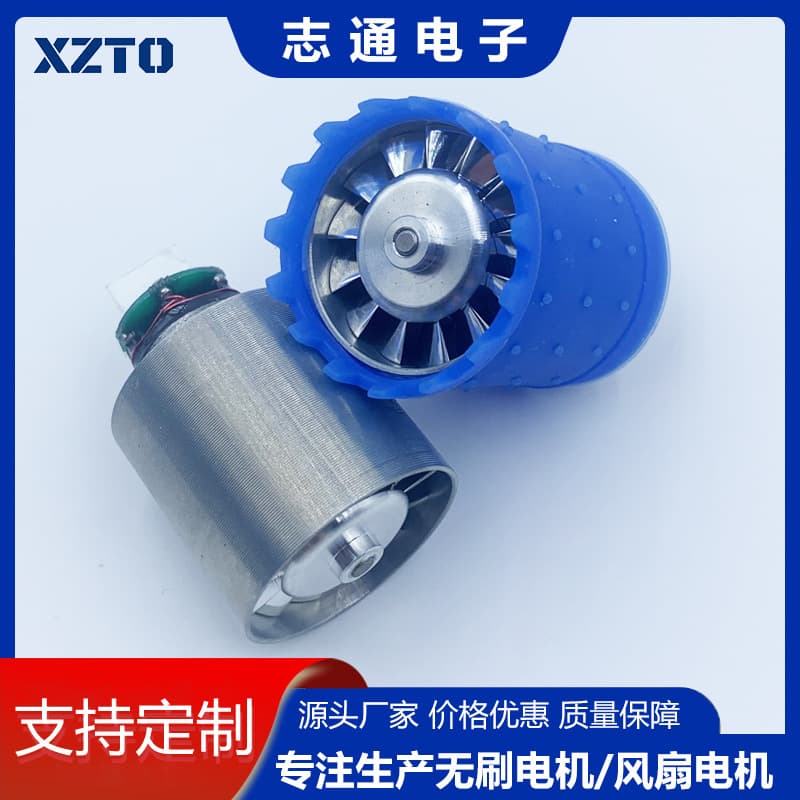 High Speed Low Voltage 110,000 RPM Violent Fan Motor, Bladeless Hair Dryer 12V DC High Speed Brushless Motor