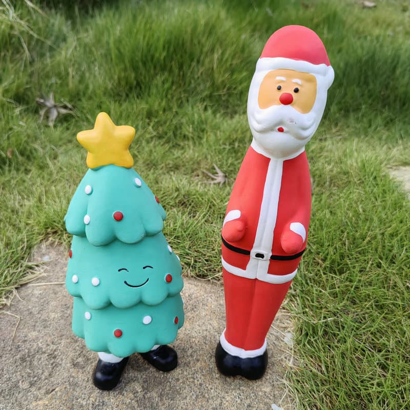 Latex cartoon Santa Claus large mascot dolls for mall events and decorative displays