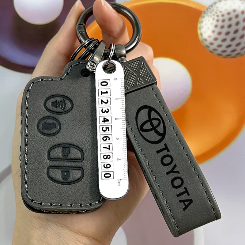 Key Case for Older Toyota Camry, Reiz, Prado, Prius Smart Key Remote Car Protection Cover