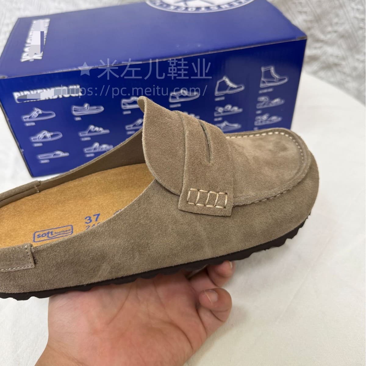 In Stock ~ Vintage Leather Retro Boston Clog Mules Thick Sole Birkenstock Naples Driving Shoes Unisex