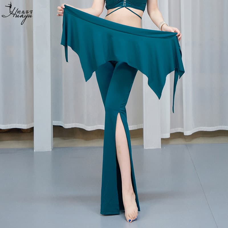 2026 Belly Dance Practice Slim Flared Pants New Long Pants Oriental Dance Performance Beginner Women