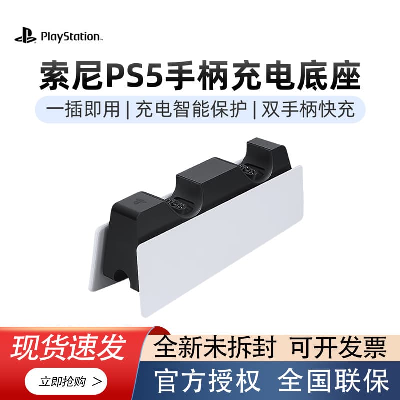 PS5 Controller Charging Station Dual Dock Type-C Fast Charging Compatible with PS5 Pro/Slim Controller