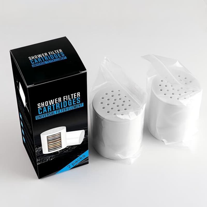 Water purifier shower head filter cartridge for home use, bath filtration, water purification, universal multi-size filter cartridge