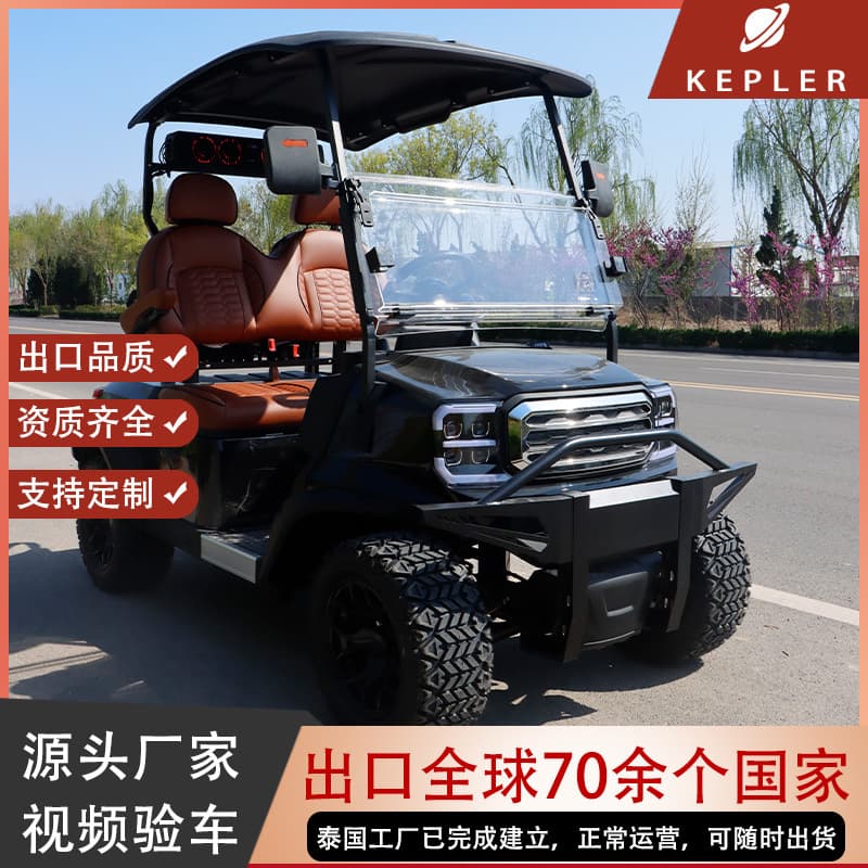 Golf cart hotel factory reception shuttle bus scenic spot sightseeing car 2-8 seats electric golf cart