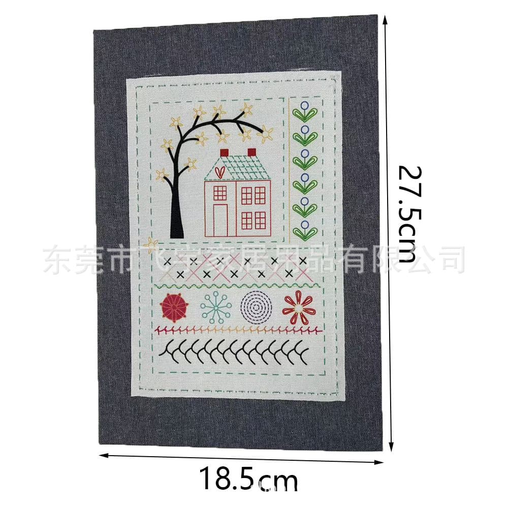 Stitch Book with Tutorial, DIY Stitch Pattern Book, Hardcover Book for Embroidery Enthusiasts