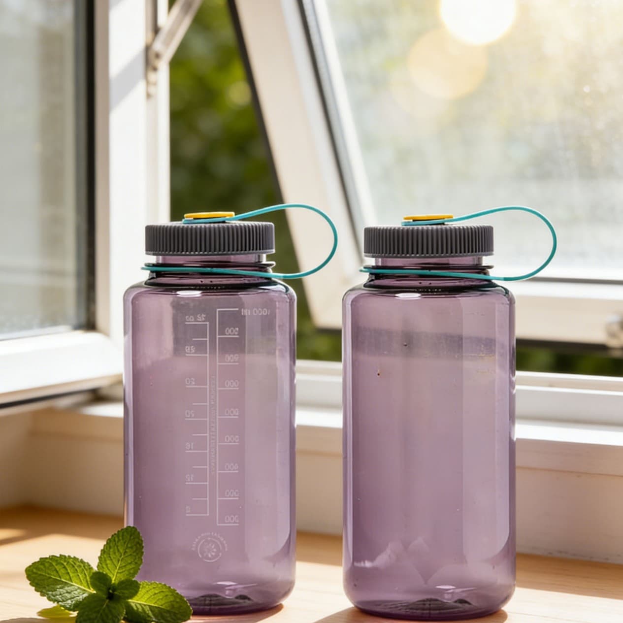 O EM/O DMtritan water bottle convenient handle wide mouth 1L cup 32oz water bottle 1000ml plastic space