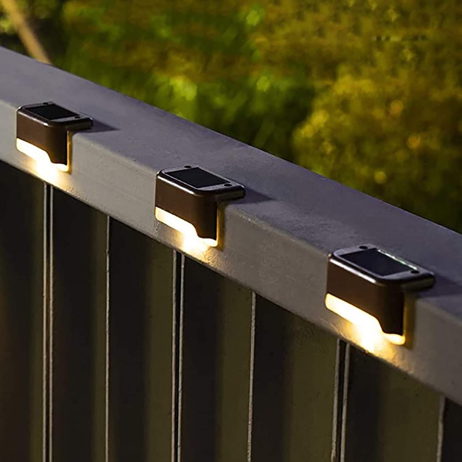Cross-border Solar Garden Step Wall Light Outdoor Railing Staircase Waterproof LED Night Light Step Fence Light