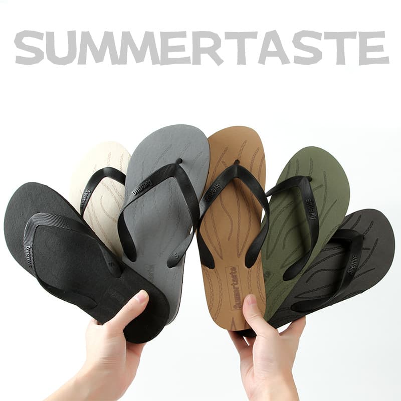 New Flip Flops for Men Outdoor Beach Sandals Men's Home Thick Sole Toe Separator Slippers Casual Slippers