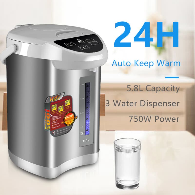 TSJ Stainless Steel 110V Electric Kettle, Household Automatic Insulation 220V Kettle