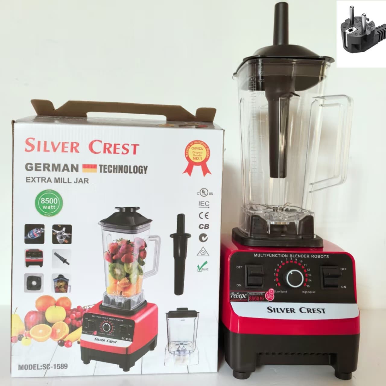 Blender 8500 W High-Power Blender, Smoothie Maker, Ice Crusher, Home Baby Food Processor, Grinder, Factory Direct