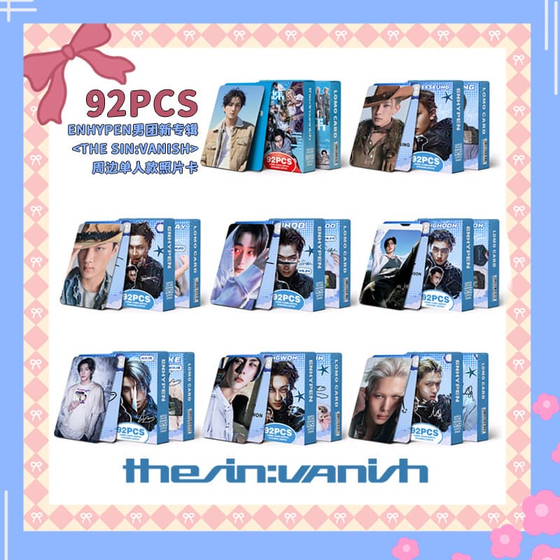 Cross-Border Exclusive Supply of 92 In-Stock Celebrity Photocards, E-Town New Album Solo Photos, Kpop Merchandise Lomo Photocards