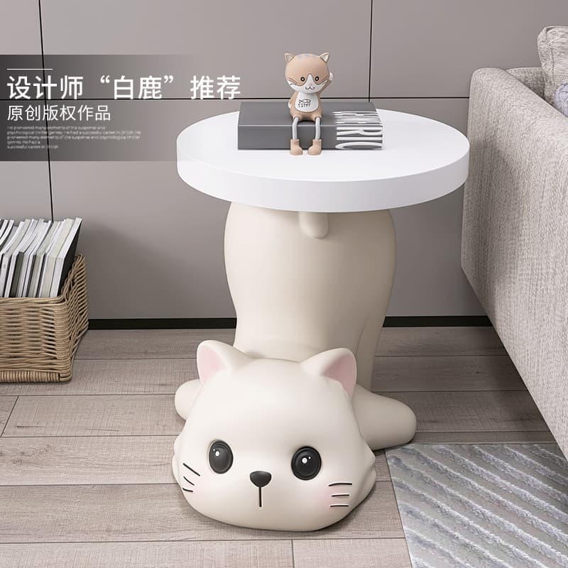 [Audio] Cute Cat Large Floor Figurine for Living Room, Home Decor, TV Stand, Sofa, Bedside Table