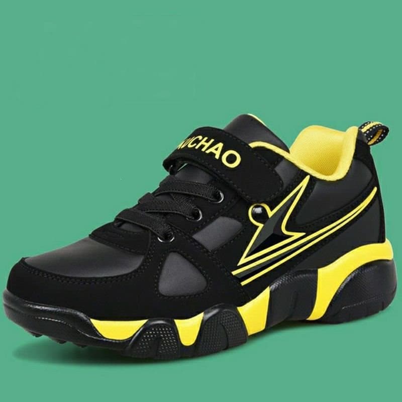 Girls' Shoes Children's Sports Shoes 2024 Spring Autumn Winter New Leather Waterproof Big Kids' Casual Shoes Boys' Board Shoes with Fleece Lining