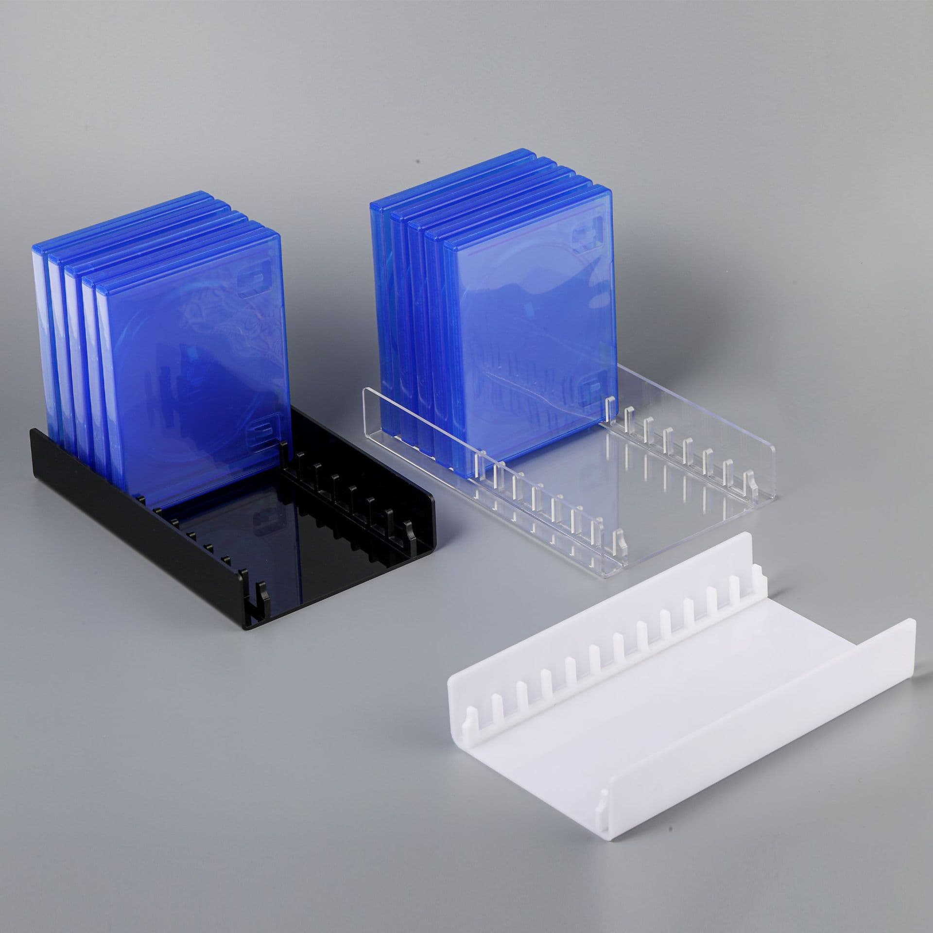 Compatible with PS4 PS5/slim/pro Game Disc Storage Rack 12 Slots