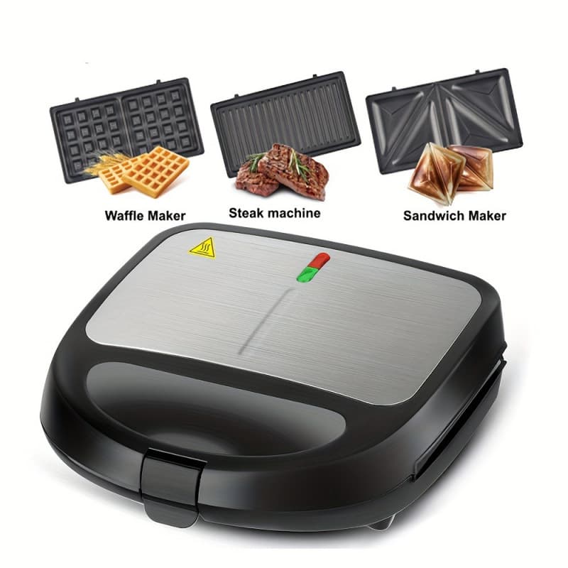 2026 New Cross-border Drop Shipping Toaster Sandwich Maker Waffle Grill Double-Sided Cross-border