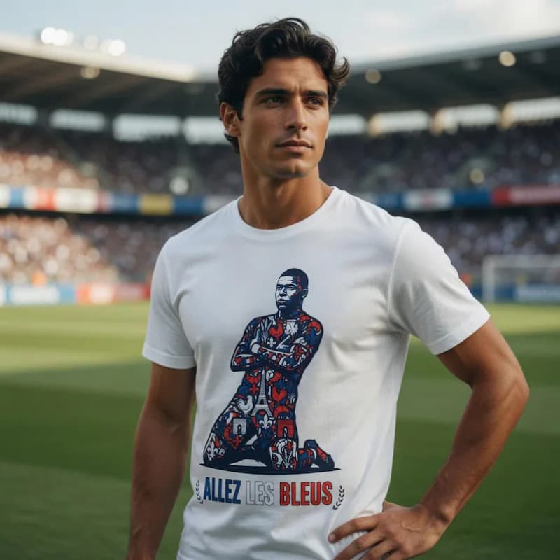 [Cross-border EU Size] France World Cup 2026 T-Shirt | Allez Les Bleus