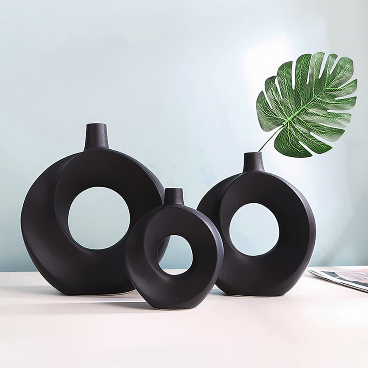 Nordic minimalist style vase, fashionable home living room entrance coffee table decorative vase
