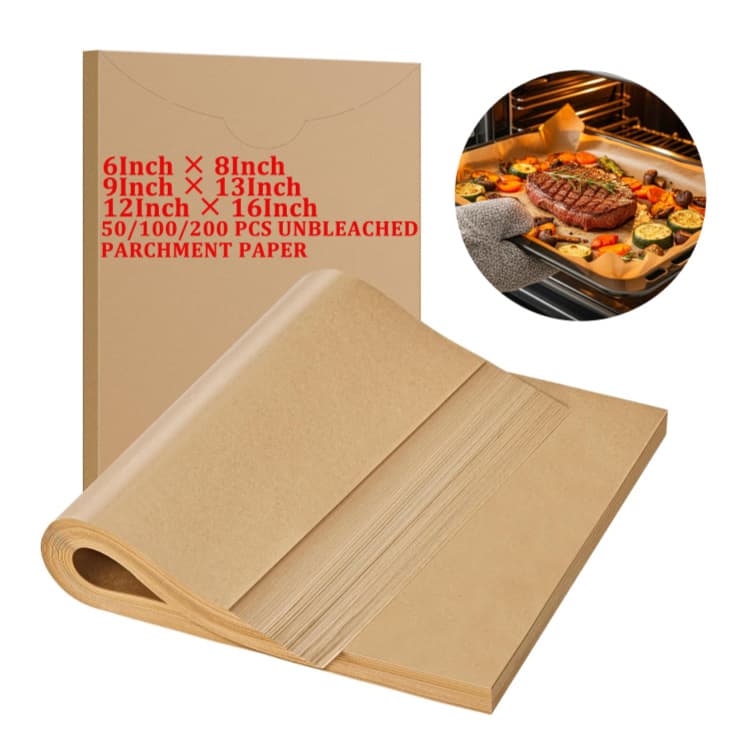 Cross-Border Exclusive Rectangular Parchment Baking Paper, Amazon Silicone-Coated Baking Paper, Disposable Barbecue Mats