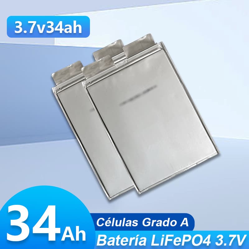 3.7v34ahBatería de litio de paquete blando nueva y duradera