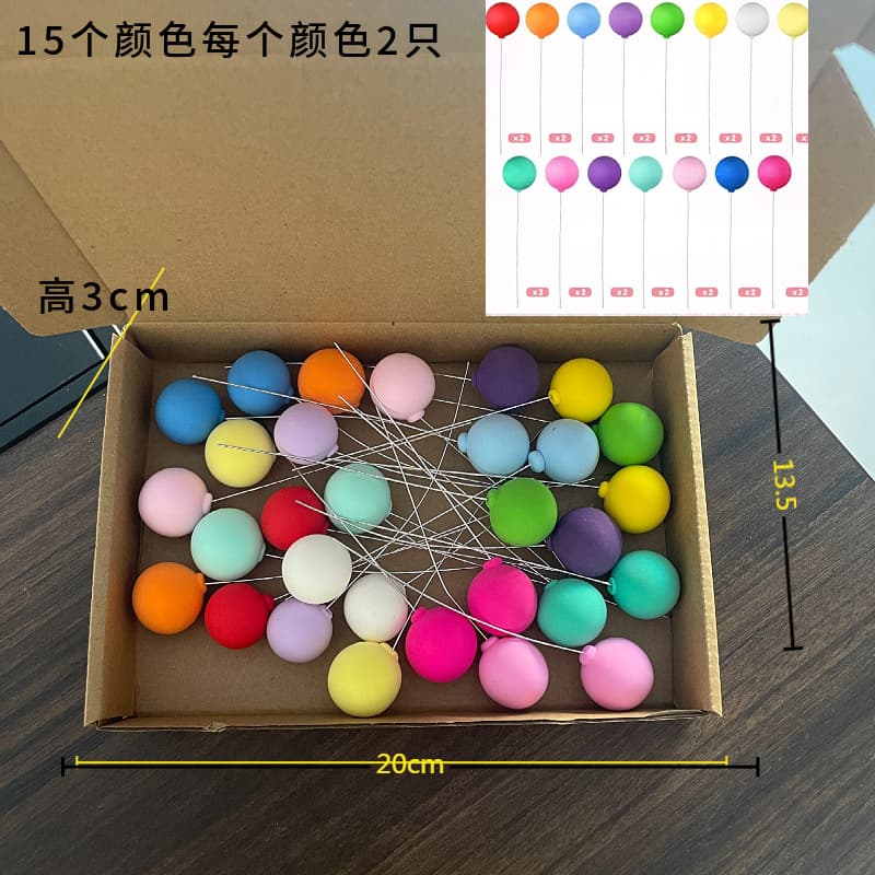 Xinrui Clay Color Balloon Baking Decoration Confession Balloon Macaron Color Birthday Party Balloon Card Decoration