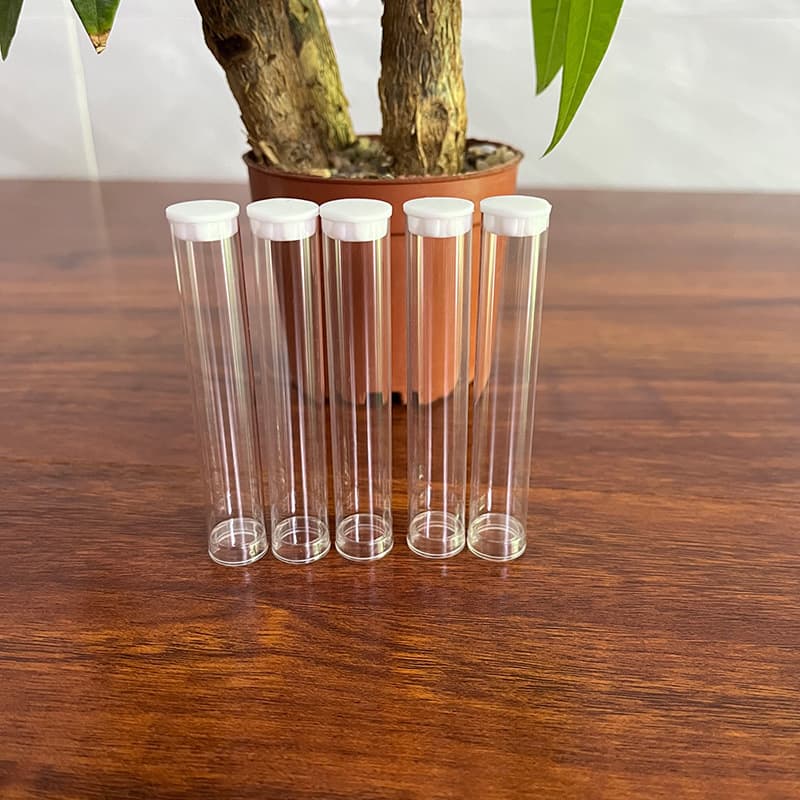 In-stock atomizer packaging tubes, high-transparency rigid cylindrical plastic tubes, PC/PVC/PP tubes manufacturer wholesale