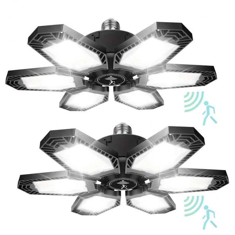 2026 New Cross-Border Dropshipping Sport Induction Garage Lights (2 Packs, Super Bright) Cross-Border Dropshipping