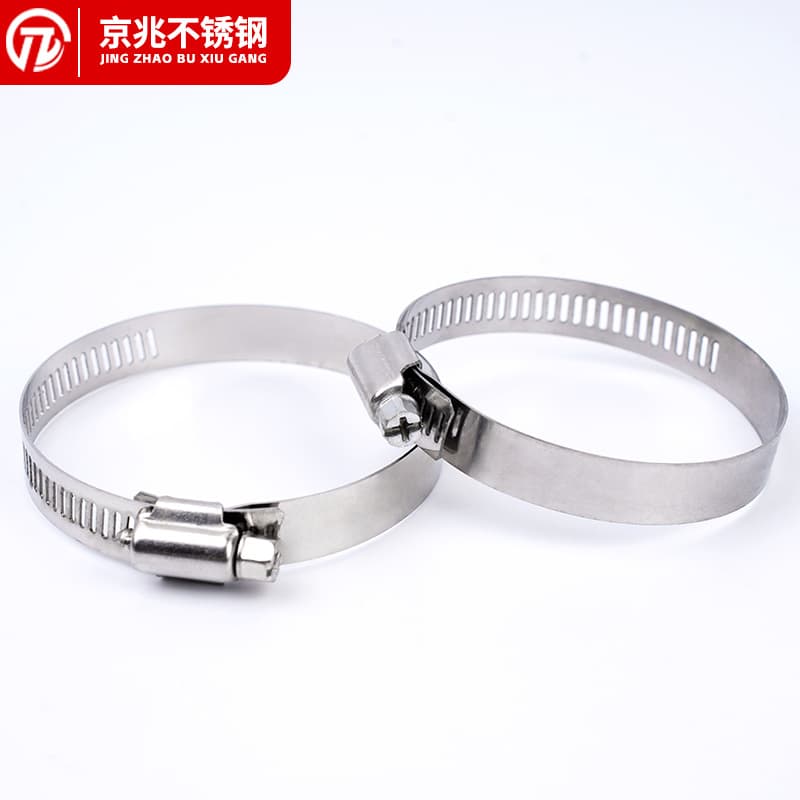 304 Stainless Steel Hose Clamp American Style Pipe Clamp Tube Clamp Water Pipe Clamp Exhaust Pipe Clamp
