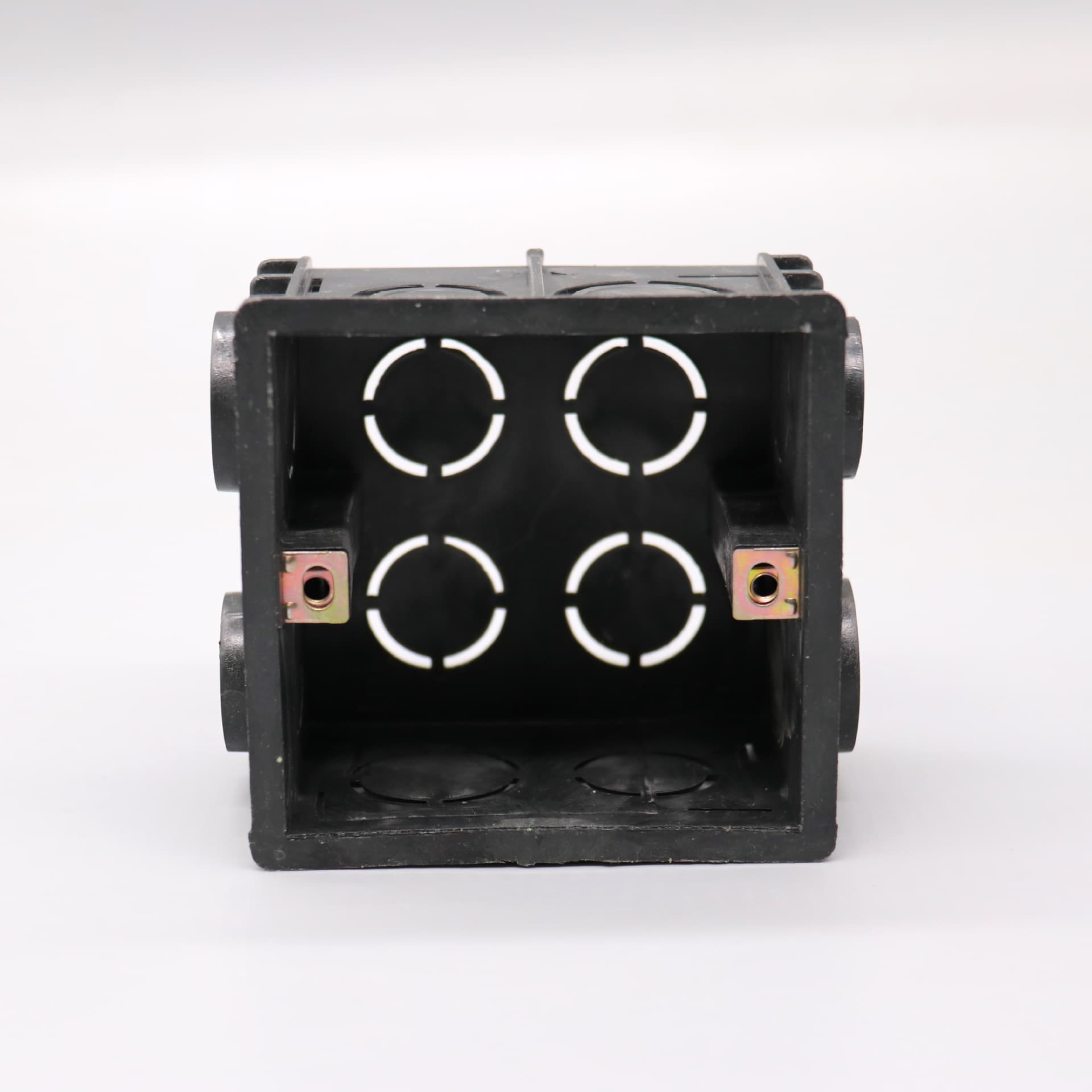 PVC flame-retardant black 86-type junction box, export-grade thickened switch junction box, splicing switch junction box