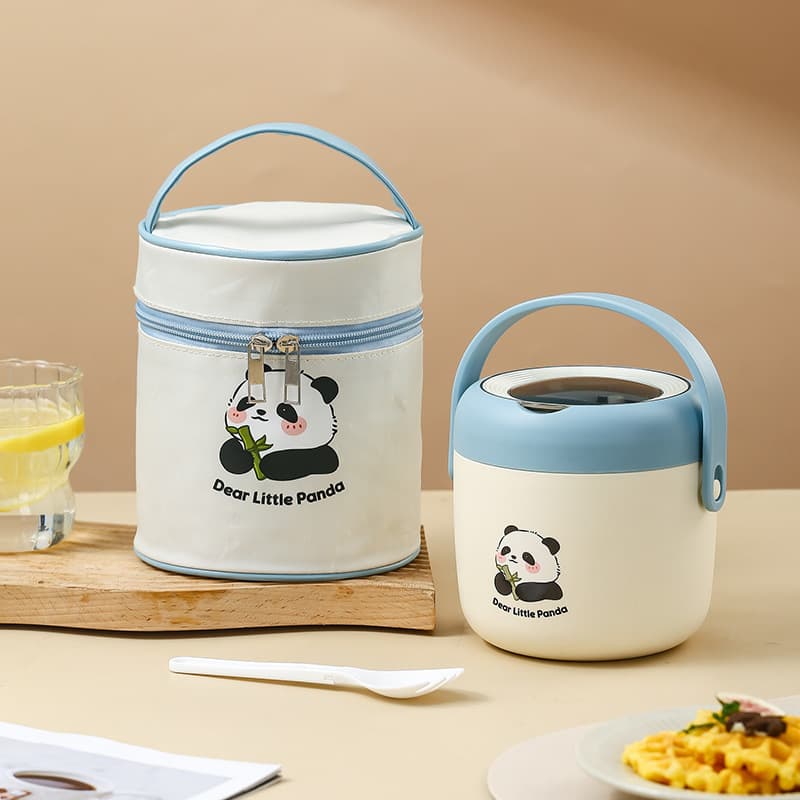 304 Stainless Steel Student Insulated Lunch Box - Portable Large Capacity Thermal Carrier