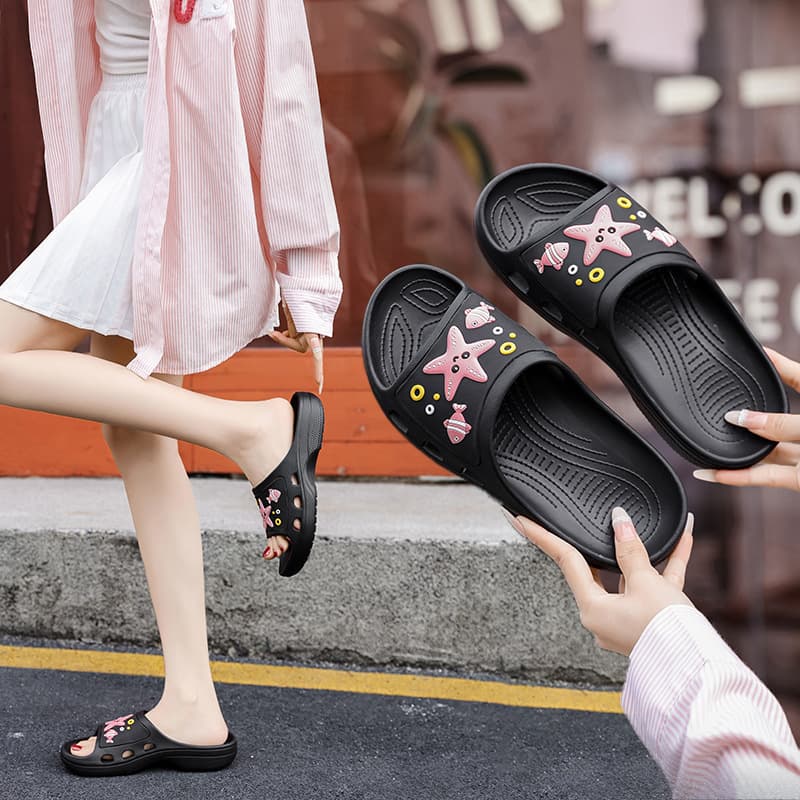 Cartoon Cute Girls Slippers for Summer Soft Soled Comfortable Flop Women's Casual and Versatile Slippers Cross-Border Wholesale