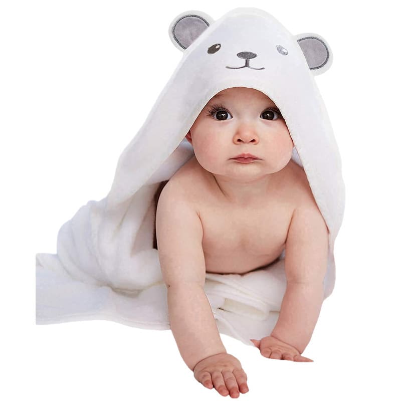 Hooded Baby Towel High Quality Coral Fleece Bath Towel Large Size Super Absorbent for Newborn Toddler Children Bath Towel
