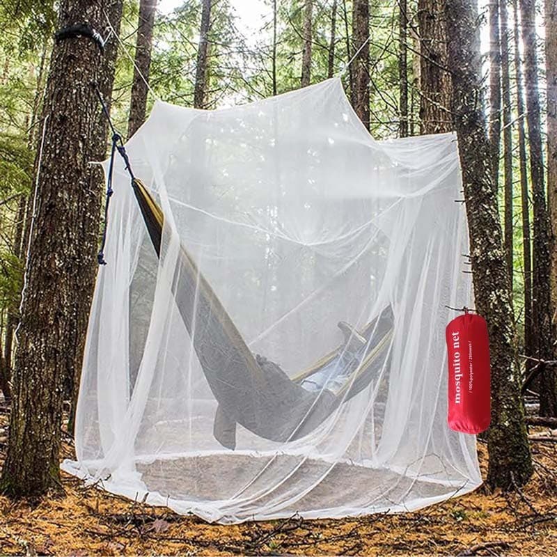Simple Square-Top Mosquito Net, Outdoor Hammock, Easy to Carry for Travel, Outdoor Mosquito Net, Installation-Free Folding Storage Gauze Net