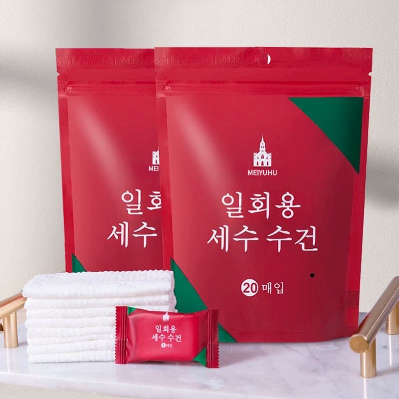 Factory Compressed Towels, Disposable Face Towels, Candy Towels, Cleansing Squares, Travel and Business Use