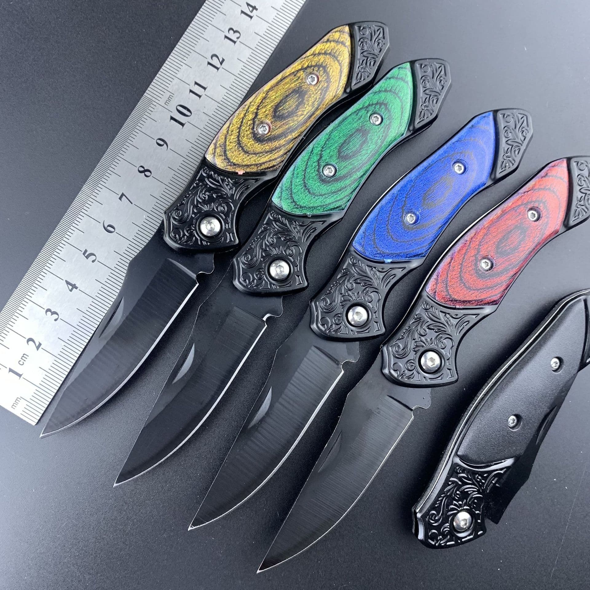 New Portable Outdoor Folding Knife Personal Self-Defense Camping Mini Household Stainless Steel Fruit Knife Letter Opener