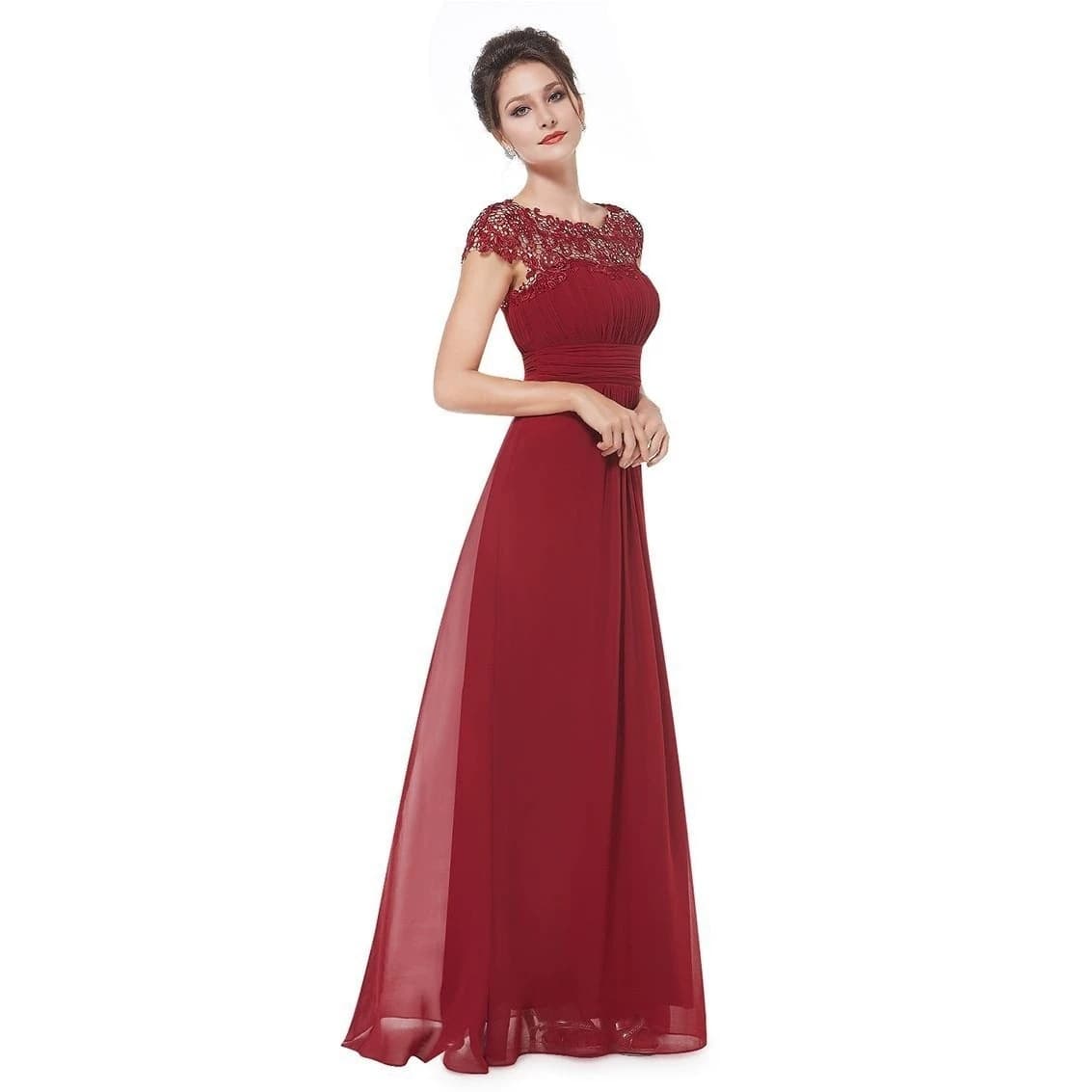 2019 Summer New European and American Export Women's Lace Dress Bridesmaid Evening Gown for AliExpress Amazon